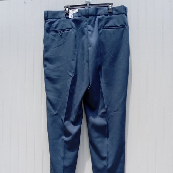 NWT Flying Cross Fechheimer Uniform Pants 52 French Blue Unhemmed Poly Garbadine - Picture 6 of 16
